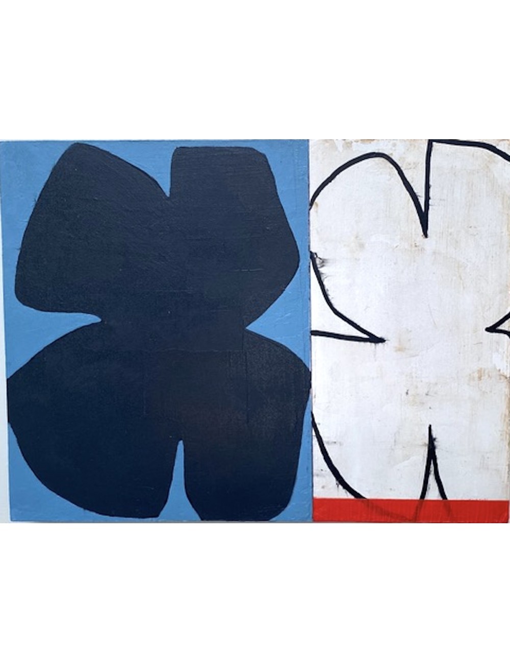 Duo de formes black and white N-16 Françoise Danel