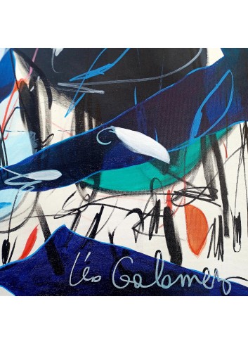 Abstrait sans titre 3 peinture de Léo Galamez