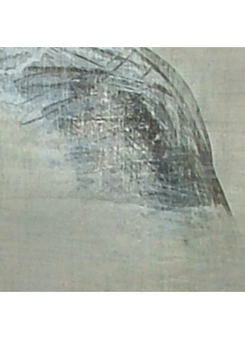 Au fil de l'eau de Françoise Danel. Peinture acrylique sur toile. Détail