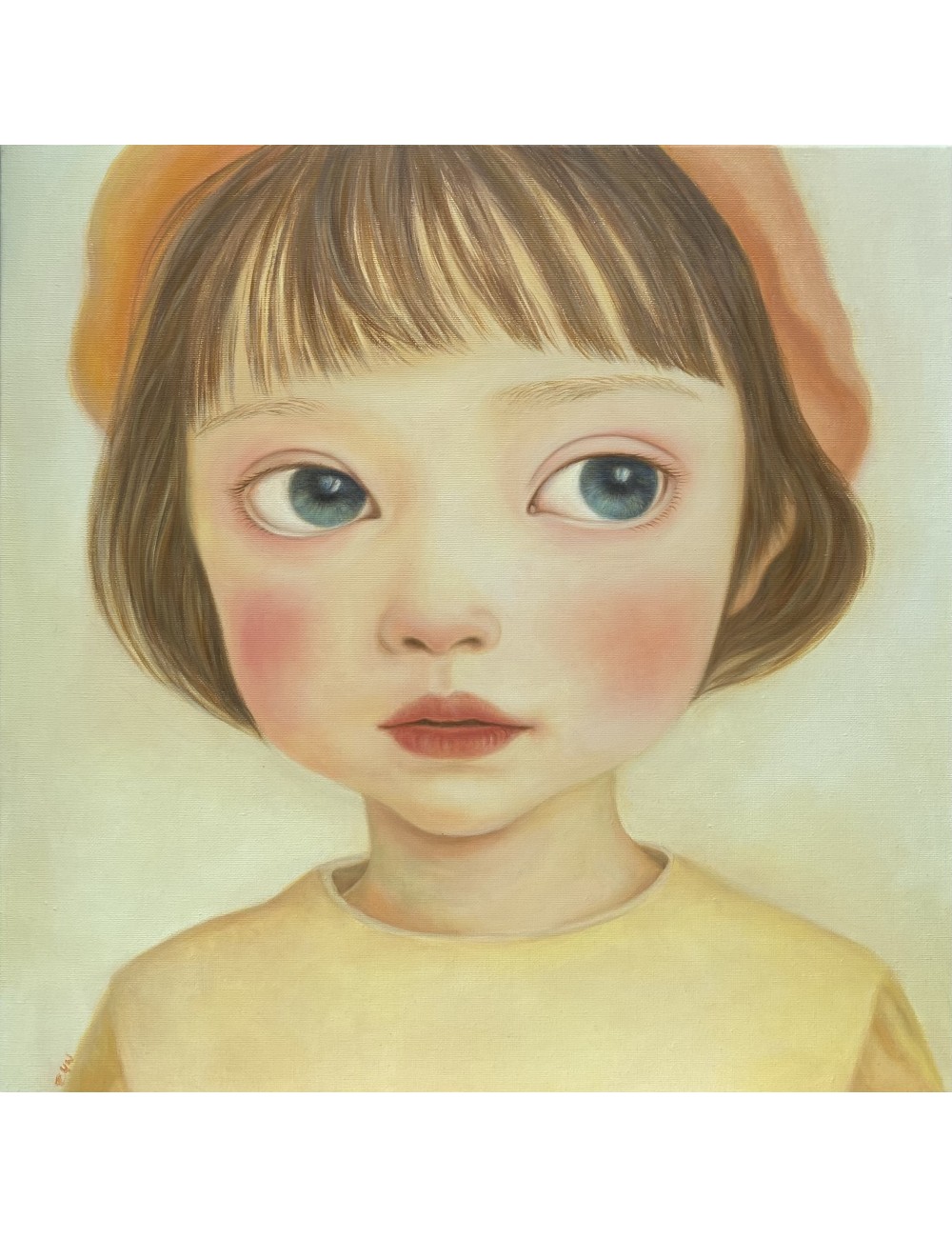 Apolline peinture de yining zhao fille