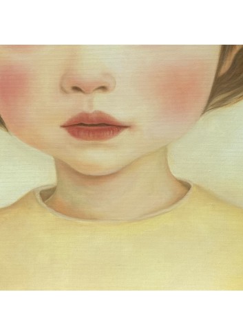 Apolline peinture de yining zhao fille bouche